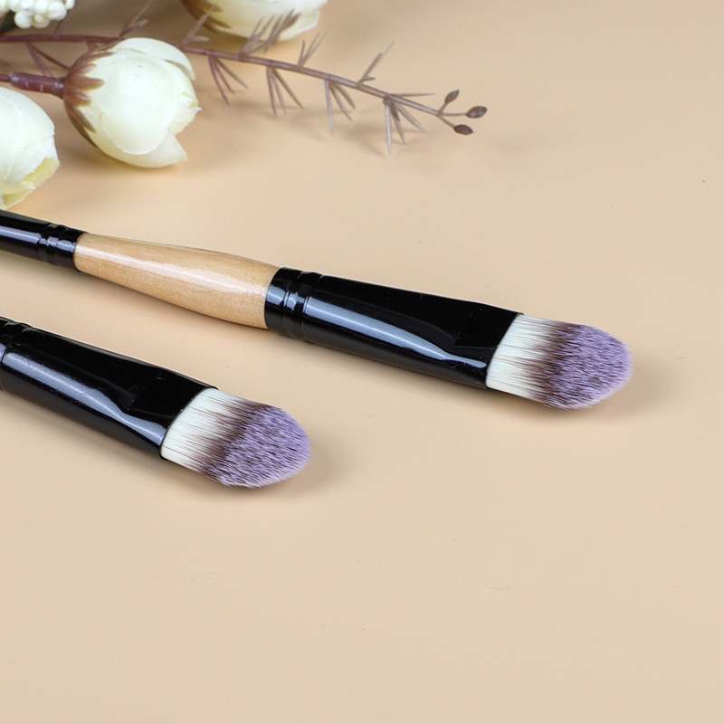 Kahe otsaga multifunktsionaalne kosmeetika lauvärvipintsel Vedel jumestuspuuder meigipintsel Näonahahooldus Ilutööriist
