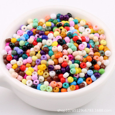 2/3/4mm margele de sticlă rotunde, opace, rezistente la uzură, 11/0 8/0 6/0, mărgele de semințe distanțiere uniforme pentru fabricarea de bijuterii DIY, material de cusut