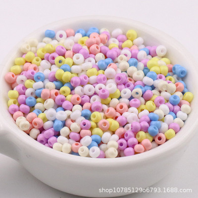 2/3/4mm margele de sticlă rotunde, opace, rezistente la uzură, 11/0 8/0 6/0, mărgele de semințe distanțiere uniforme pentru fabricarea de bijuterii DIY, material de cusut