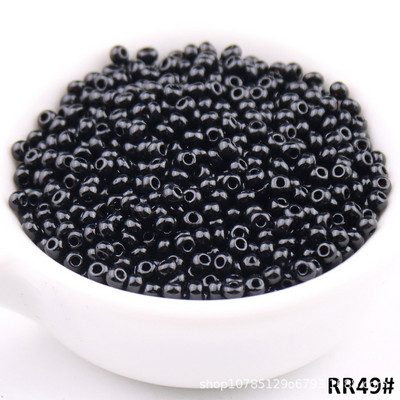 2/3/4mm margele de sticlă rotunde, opace, rezistente la uzură, 11/0 8/0 6/0, mărgele de semințe distanțiere uniforme pentru fabricarea de bijuterii DIY, material de cusut