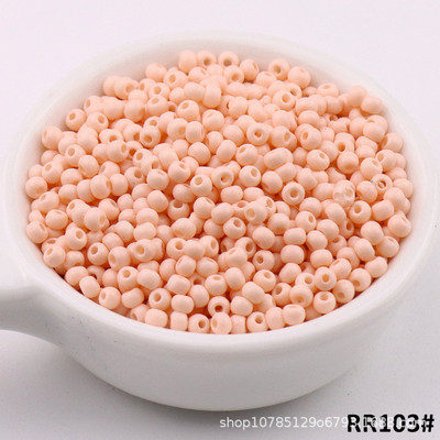 2/3/4mm margele de sticlă rotunde, opace, rezistente la uzură, 11/0 8/0 6/0, mărgele de semințe distanțiere uniforme pentru fabricarea de bijuterii DIY, material de cusut