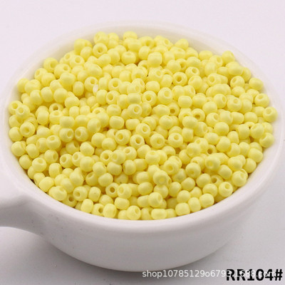 2/3/4mm margele de sticlă rotunde, opace, rezistente la uzură, 11/0 8/0 6/0, mărgele de semințe distanțiere uniforme pentru fabricarea de bijuterii DIY, material de cusut