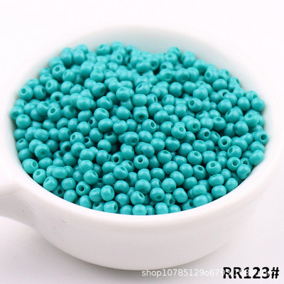 2/3/4mm margele de sticlă rotunde, opace, rezistente la uzură, 11/0 8/0 6/0, mărgele de semințe distanțiere uniforme pentru fabricarea de bijuterii DIY, material de cusut