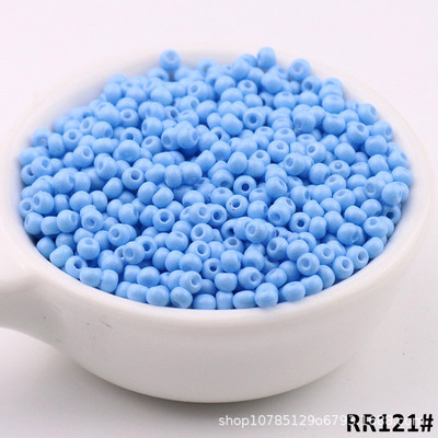 2/3/4mm margele de sticlă rotunde, opace, rezistente la uzură, 11/0 8/0 6/0, mărgele de semințe distanțiere uniforme pentru fabricarea de bijuterii DIY, material de cusut