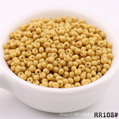 2/3/4mm margele de sticlă rotunde, opace, rezistente la uzură, 11/0 8/0 6/0, mărgele de semințe distanțiere uniforme pentru fabricarea de bijuterii DIY, material de cusut