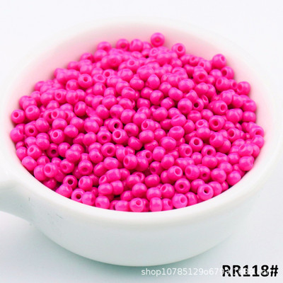 2/3/4mm margele de sticlă rotunde, opace, rezistente la uzură, 11/0 8/0 6/0, mărgele de semințe distanțiere uniforme pentru fabricarea de bijuterii DIY, material de cusut