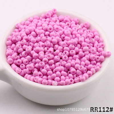 2/3/4mm margele de sticlă rotunde, opace, rezistente la uzură, 11/0 8/0 6/0, mărgele de semințe distanțiere uniforme pentru fabricarea de bijuterii DIY, material de cusut