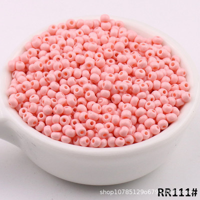 2/3/4mm margele de sticlă rotunde, opace, rezistente la uzură, 11/0 8/0 6/0, mărgele de semințe distanțiere uniforme pentru fabricarea de bijuterii DIY, material de cusut