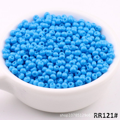 2/3/4mm margele de sticlă rotunde, opace, rezistente la uzură, 11/0 8/0 6/0, mărgele de semințe distanțiere uniforme pentru fabricarea de bijuterii DIY, material de cusut