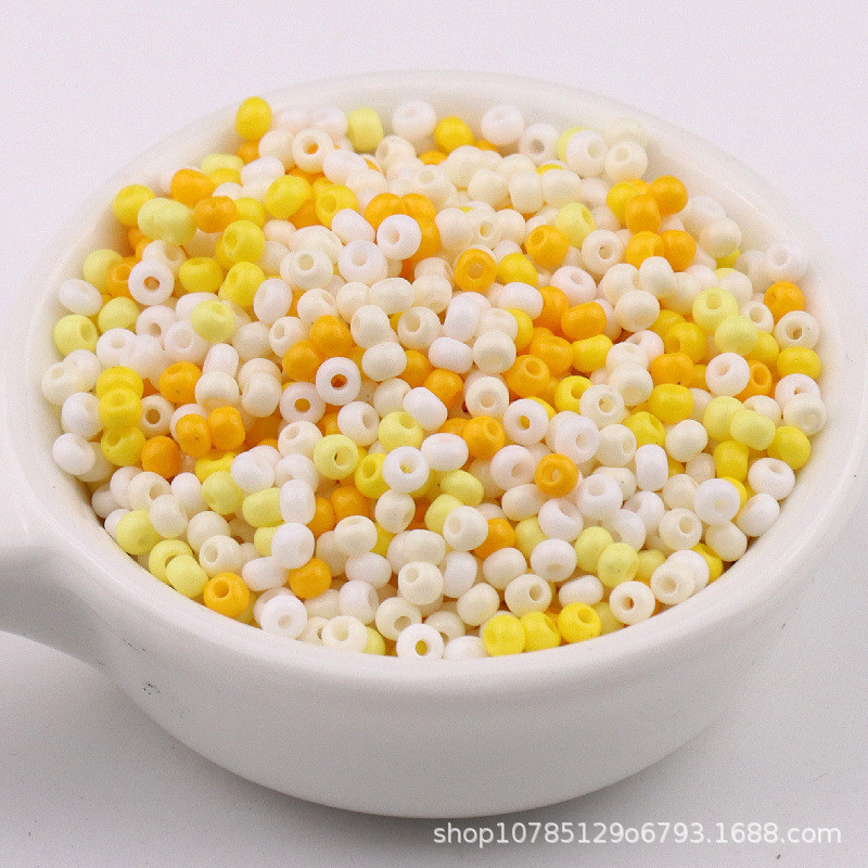 2/3/4mm margele de sticlă rotunde, opace, rezistente la uzură, 11/0 8/0 6/0, mărgele de semințe distanțiere uniforme pentru fabricarea de bijuterii DIY, material de cusut