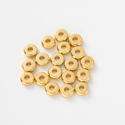 10-100 kom. Plosnate okrugle labave razmaknice od nehrđajućeg čelika DIY izrada nakita Narukvica Ogrlica Naušnice Potrepštine za obrt Dodaci