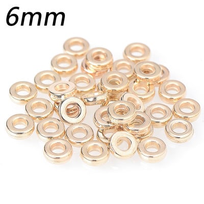 100/200/300 tk 4/5/6 mm tähe ümmargused CCB helmed kuldse hõbeda värvi lahtised vahehelmed ehete jaoks. Leidke ise ise tarvikud