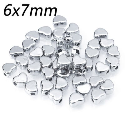 100/200/300 tk 4/5/6 mm tähe ümmargused CCB helmed kuldse hõbeda värvi lahtised vahehelmed ehete jaoks. Leidke ise ise tarvikud