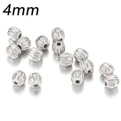 100/200/300 tk 4/5/6 mm tähe ümmargused CCB helmed kuldse hõbeda värvi lahtised vahehelmed ehete jaoks. Leidke ise ise tarvikud