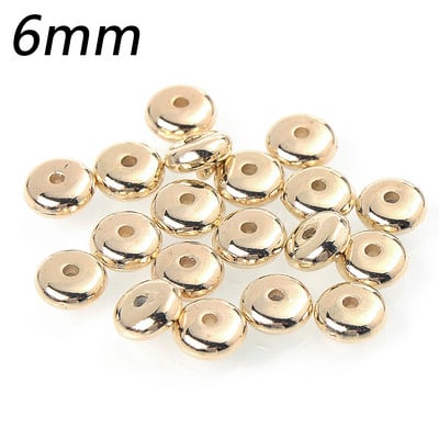 100/200/300 tk 4/5/6 mm tähe ümmargused CCB helmed kuldse hõbeda värvi lahtised vahehelmed ehete jaoks. Leidke ise ise tarvikud