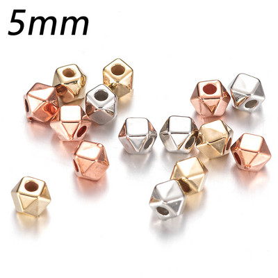 100/200/300 tk 4/5/6 mm tähe ümmargused CCB helmed kuldse hõbeda värvi lahtised vahehelmed ehete jaoks. Leidke ise ise tarvikud