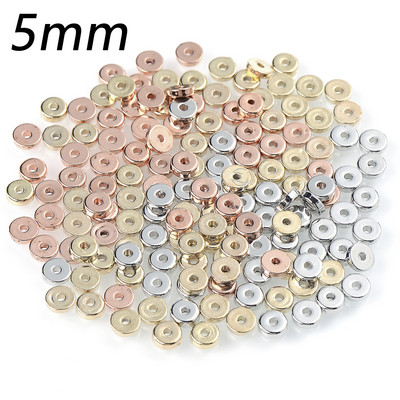 100/200/300 tk 4/5/6 mm tähe ümmargused CCB helmed kuldse hõbeda värvi lahtised vahehelmed ehete jaoks. Leidke ise ise tarvikud