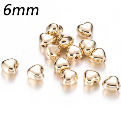 100/200/300 tk 4/5/6 mm tähe ümmargused CCB helmed kuldse hõbeda värvi lahtised vahehelmed ehete jaoks. Leidke ise ise tarvikud