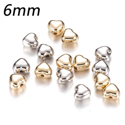 100/200/300 tk 4/5/6 mm tähe ümmargused CCB helmed kuldse hõbeda värvi lahtised vahehelmed ehete jaoks. Leidke ise ise tarvikud