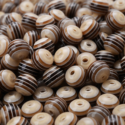 iYOE 50 tk kommid akrüülvaigust triibulised helmed lahtised vahehelmed ehete valmistamiseks käevõru kaelakee meisterdamine lastele ehtetarbed