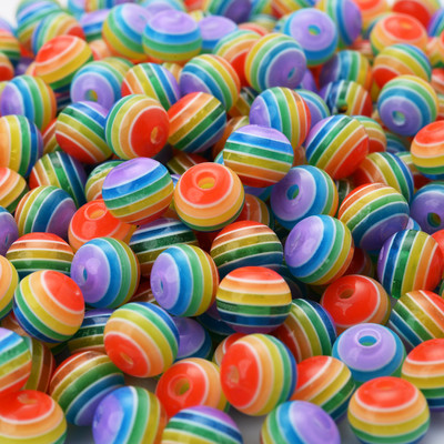 iYOE 50 tk kommid akrüülvaigust triibulised helmed lahtised vahehelmed ehete valmistamiseks käevõru kaelakee meisterdamine lastele ehtetarbed