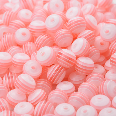 iYOE 50 tk kommid akrüülvaigust triibulised helmed lahtised vahehelmed ehete valmistamiseks käevõru kaelakee meisterdamine lastele ehtetarbed