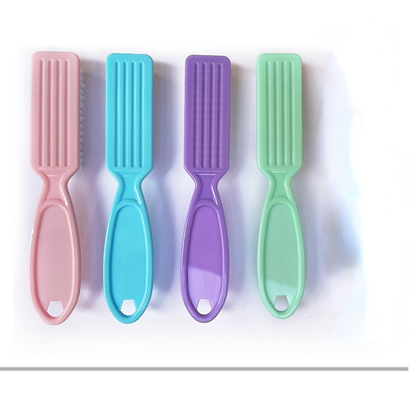 Küünehooldustarvikud Küüneharja Puhastus Eemalda Tolmu Pulber Plastikust Puhastusvahend Akrüül UV Geel Nails Art Maniküür 1 tk