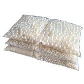 10-1000db/tétel 3-20mm-es egyenes lyukak akril imitáció gyöngy bézs karkötő kerek gyöngyök barkácsolás kézműves ékszer készítési kellékekhez