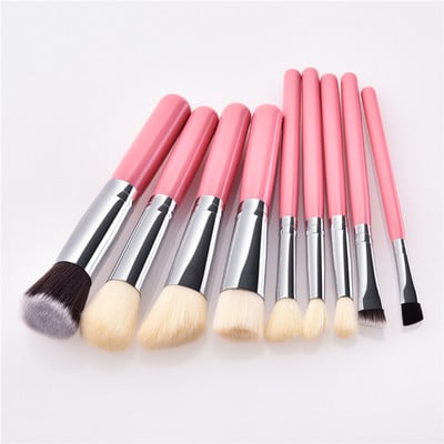 9Pcs/set Makeup Brushes Set Synthetic Hair Makeup Brush Essential Kit Professional Makeup Mini Kit Brushes Top Quality