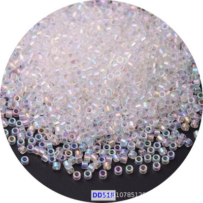 2022. Nove vrhunske 2 mm fantastično obojene DB antikne perle imitirane u obliku srca Uradi sam Uniformne rižine perle s resicama Perle za ukosnice