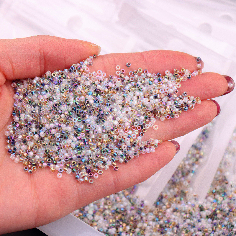 2022. Nove vrhunske 2 mm fantastično obojene DB antikne perle imitirane u obliku srca Uradi sam Uniformne rižine perle s resicama Perle za ukosnice