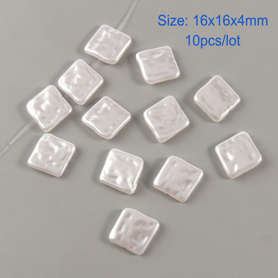 White Star Love Heart Beads Imitation Pearls Μπαρόκ ακρυλικές χάντρες για κοσμήματα Κατασκευάζοντας Loose Spacer Beads Βραχιόλι κολιέ DIY