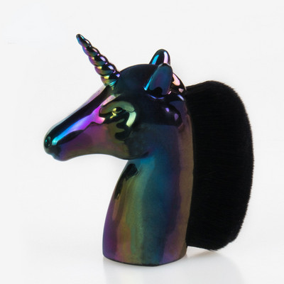 Ükssarviku pintslid galvaniseeritud vardad küünevärvi geel tolmupuhastuspintslid küünekunsti aksessuaarid jumestushari maniküüri tarvikud