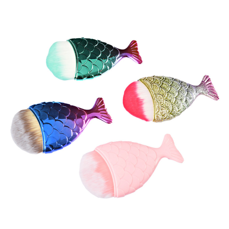 Ükssarviku pintslid galvaniseeritud vardad küünevärvi geel tolmupuhastuspintslid küünekunsti aksessuaarid jumestushari maniküüri tarvikud