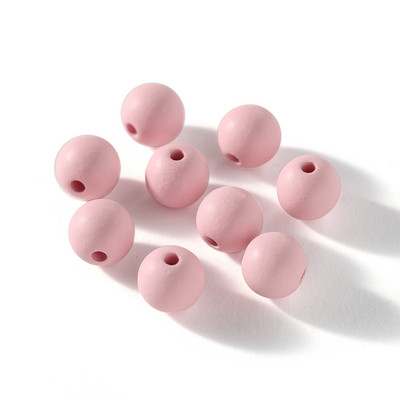 6/8/10 χιλιοστά Macaron Color Matte ακρυλικές χάντρες Round Spacer Loose Beads for Jewelry Making DIY Βραχιόλια Χειροτεχνίας Αξεσουάρ