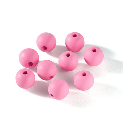 6/8/10 χιλιοστά Macaron Color Matte ακρυλικές χάντρες Round Spacer Loose Beads for Jewelry Making DIY Βραχιόλια Χειροτεχνίας Αξεσουάρ