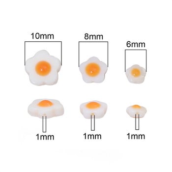 5 бр. 6/8/10 мм естествена сладководна черупка, едностранни мъниста от цвете на яйце от фритилария, направи си сам бижута, колие, гривна, откритие, A