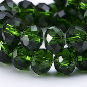 4 6 8 mm-es Rondelle kristálygyöngyök csiszolt átlátszó, kerek üveggyöngyök laza távtartó gyöngyök ékszerkészítéshez karkötő nyaklánc barkácsolás