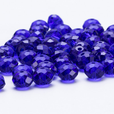 4 6 8 mm-es Rondelle kristálygyöngyök csiszolt átlátszó, kerek üveggyöngyök laza távtartó gyöngyök ékszerkészítéshez karkötő nyaklánc barkácsolás