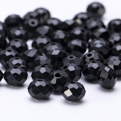 4 6 8 mm-es Rondelle kristálygyöngyök csiszolt átlátszó, kerek üveggyöngyök laza távtartó gyöngyök ékszerkészítéshez karkötő nyaklánc barkácsolás