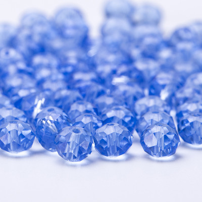 4 6 8 mm-es Rondelle kristálygyöngyök csiszolt átlátszó, kerek üveggyöngyök laza távtartó gyöngyök ékszerkészítéshez karkötő nyaklánc barkácsolás