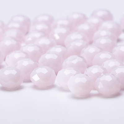 4 6 8 mm-es Rondelle kristálygyöngyök csiszolt átlátszó, kerek üveggyöngyök laza távtartó gyöngyök ékszerkészítéshez karkötő nyaklánc barkácsolás