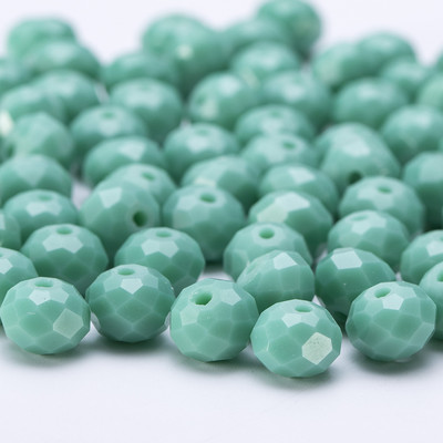 4 6 8 mm-es Rondelle kristálygyöngyök csiszolt átlátszó, kerek üveggyöngyök laza távtartó gyöngyök ékszerkészítéshez karkötő nyaklánc barkácsolás