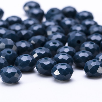 4 6 8 mm-es Rondelle kristálygyöngyök csiszolt átlátszó, kerek üveggyöngyök laza távtartó gyöngyök ékszerkészítéshez karkötő nyaklánc barkácsolás