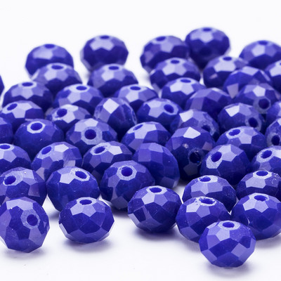 4 6 8 mm-es Rondelle kristálygyöngyök csiszolt átlátszó, kerek üveggyöngyök laza távtartó gyöngyök ékszerkészítéshez karkötő nyaklánc barkácsolás