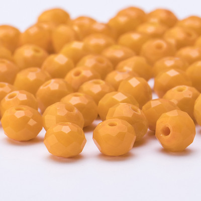 4 6 8 mm-es Rondelle kristálygyöngyök csiszolt átlátszó, kerek üveggyöngyök laza távtartó gyöngyök ékszerkészítéshez karkötő nyaklánc barkácsolás