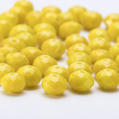 4 6 8 mm-es Rondelle kristálygyöngyök csiszolt átlátszó, kerek üveggyöngyök laza távtartó gyöngyök ékszerkészítéshez karkötő nyaklánc barkácsolás