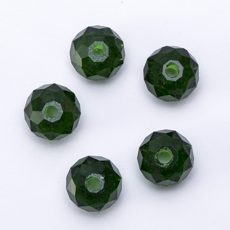 4 6 8 mm-es Rondelle kristálygyöngyök csiszolt átlátszó, kerek üveggyöngyök laza távtartó gyöngyök ékszerkészítéshez karkötő nyaklánc barkácsolás