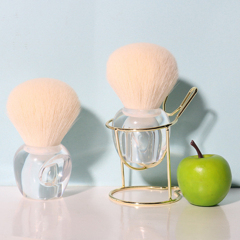 Küünte puhastamise tolmuharjad Apple Shape Flower Paint Geel Tolmupuhastuspintslid Meigipintsel Nail Art UV-puudri eemaldamise pintslid