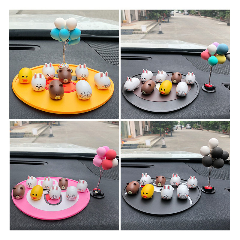 Multikas värviline pehme savi reklaam õhupallide kaunistused autotarvikud tüdrukutele autode kaunistusriistad autotarvikud